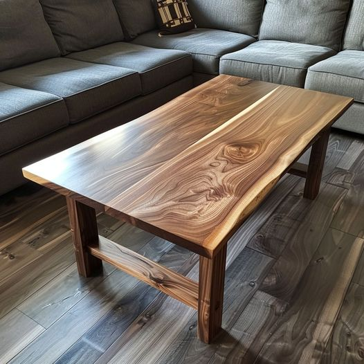 Live-Edge Style Coffee Table