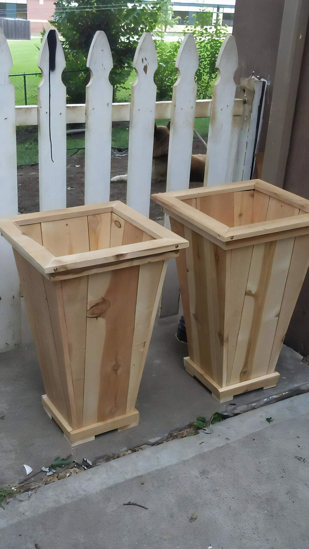 Wooden Garden Planter Boxes