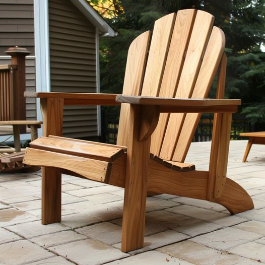 Outdoor Wooden Lounge Chair