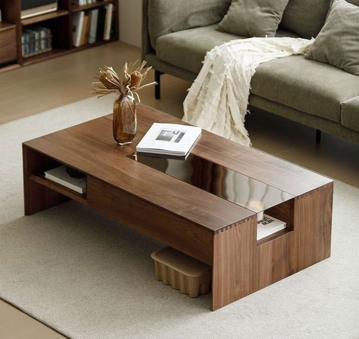 Modern Walnut Coffee Table